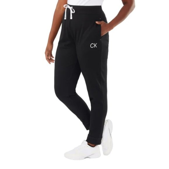 NWT Calvin Klein Women's Logo Jogger, 2-pack, Black Pack - Picture 3 of 10
